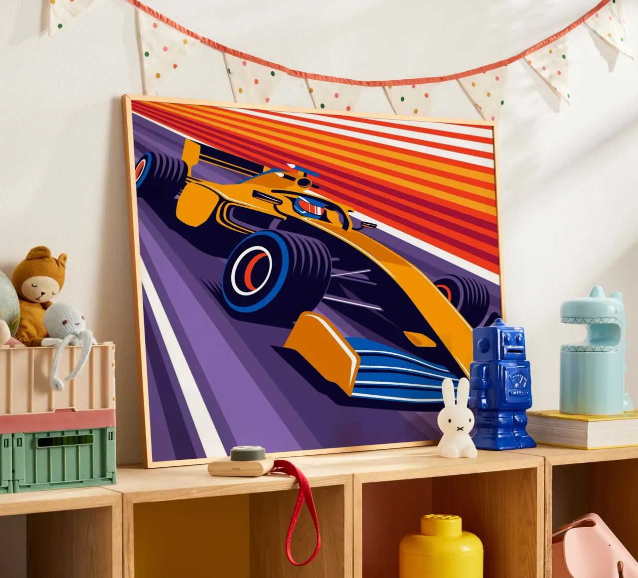 Auto da corsa MCL35M carta hahnemühle da Mariel Toigo
