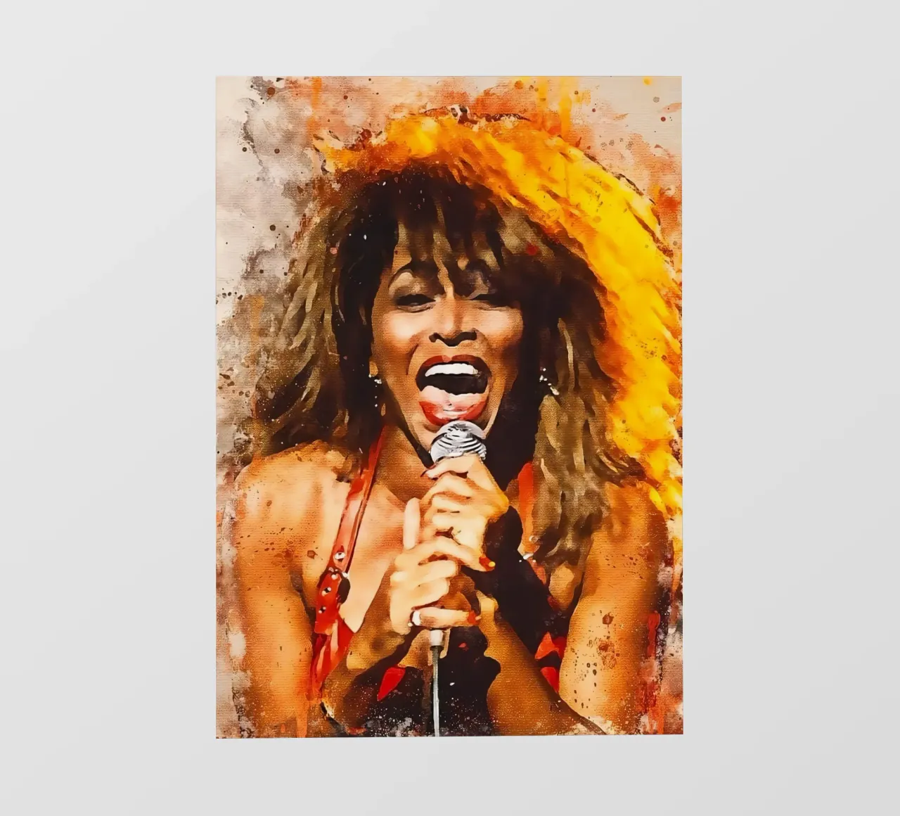 Tina Turner Stile astratto pellicola backlit da NEVER OVER SALE