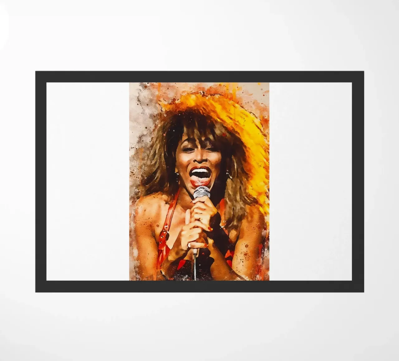 Tina Turner Stile astratto zerbino da NEVER OVER SALE