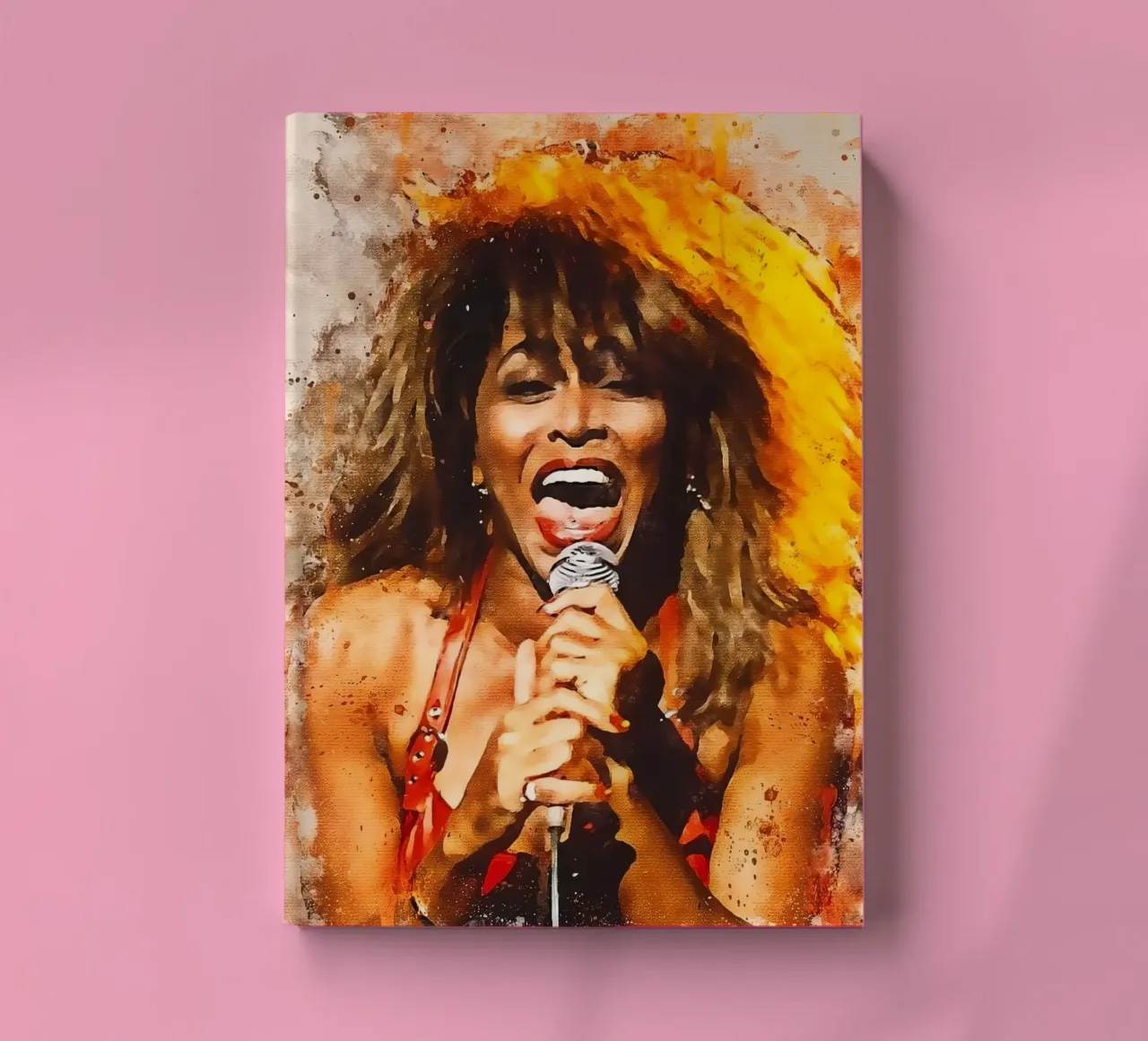 Tina Turner Abstract Style notebook by NEVER OVER SALE