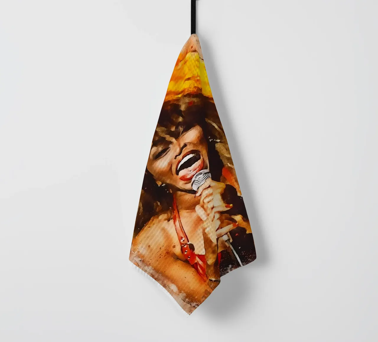 Tina Turner Style abstrait torchon de NEVER OVER SALE
