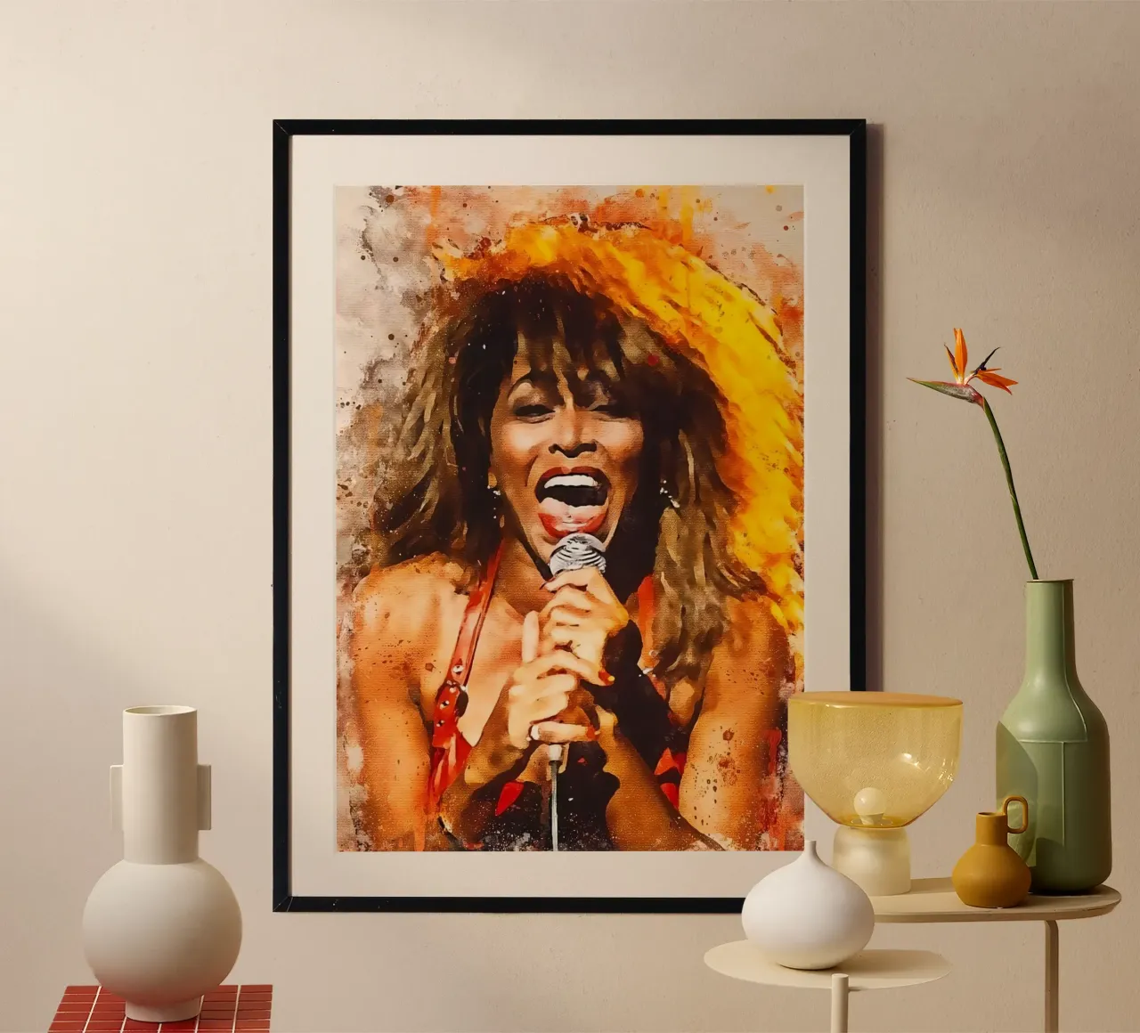 Tina Turner Estilo Abstracto hahnemühle de NEVER OVER SALE