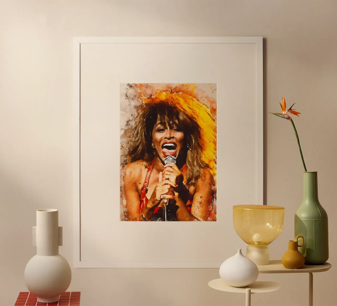 Tina Turner Estilo Abstracto hahnemühle de NEVER OVER SALE