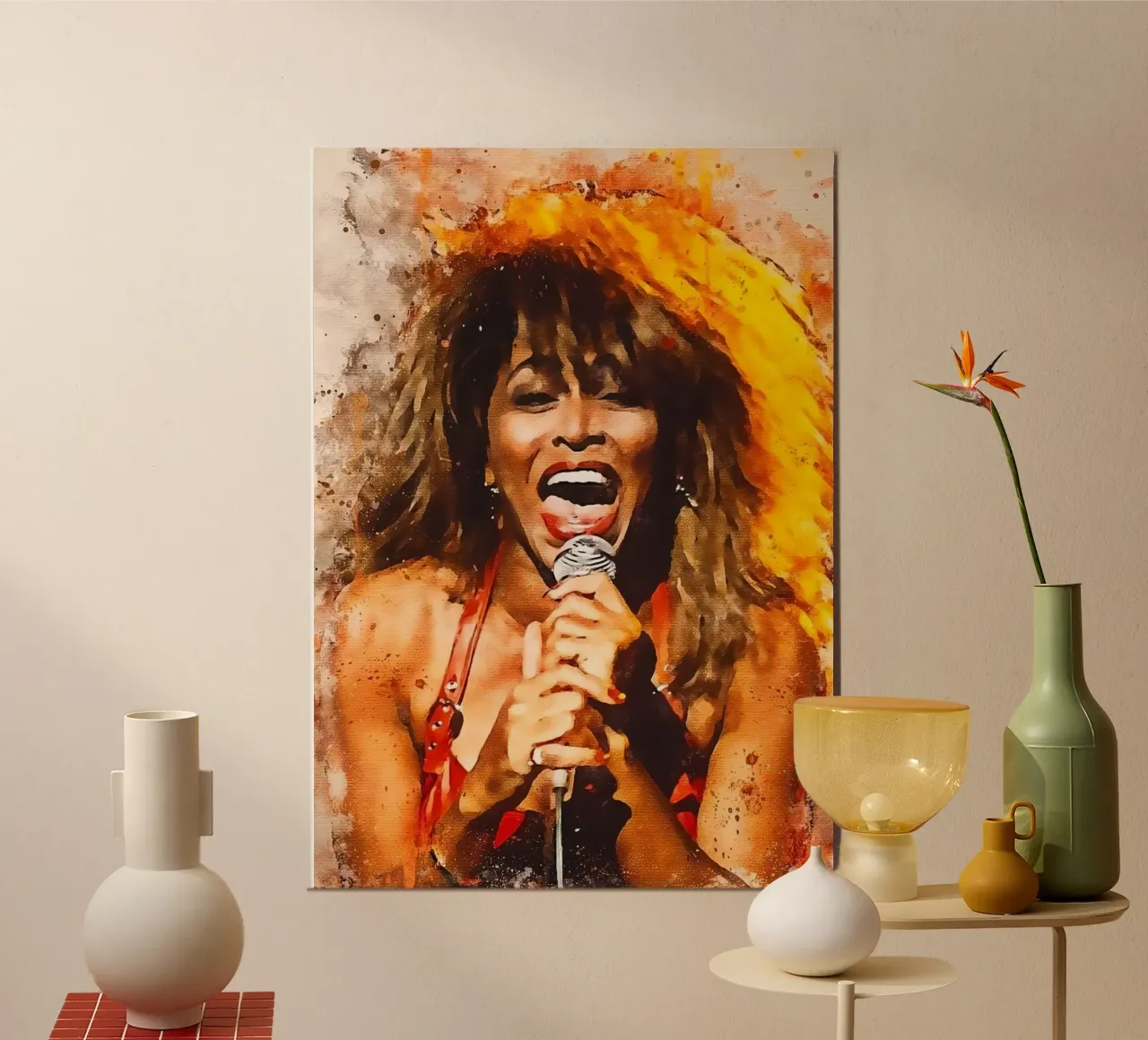 Tina Turner Estilo Abstracto hahnemühle de NEVER OVER SALE