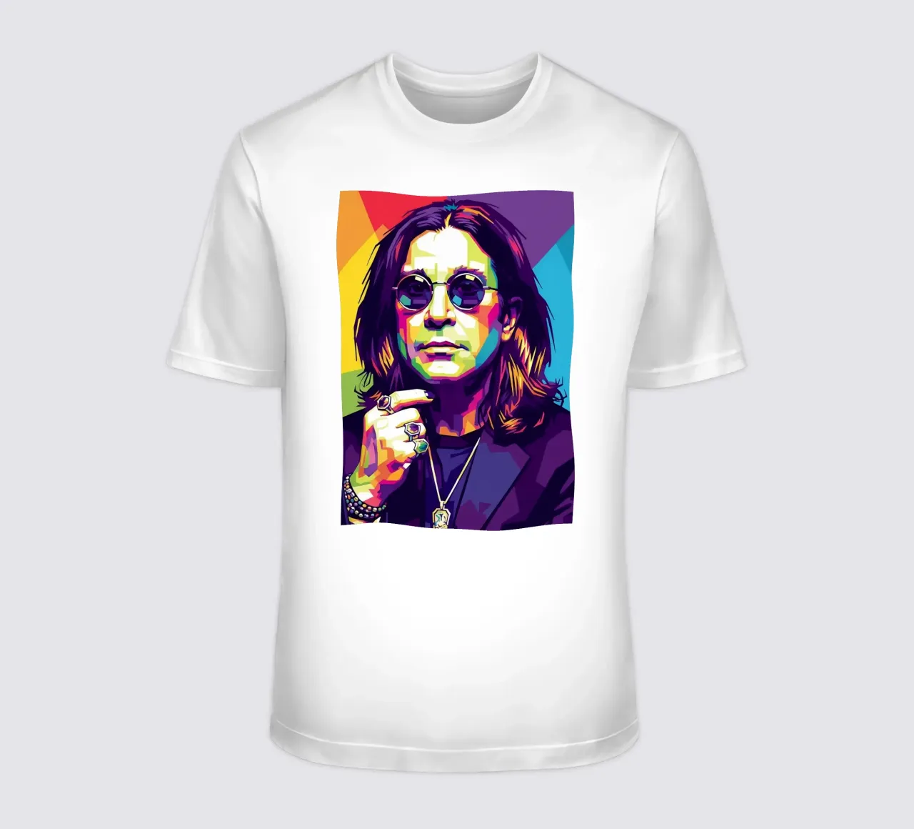 Tribute art - Ozzy Osbourne (2) t-shirt da Hantamrata