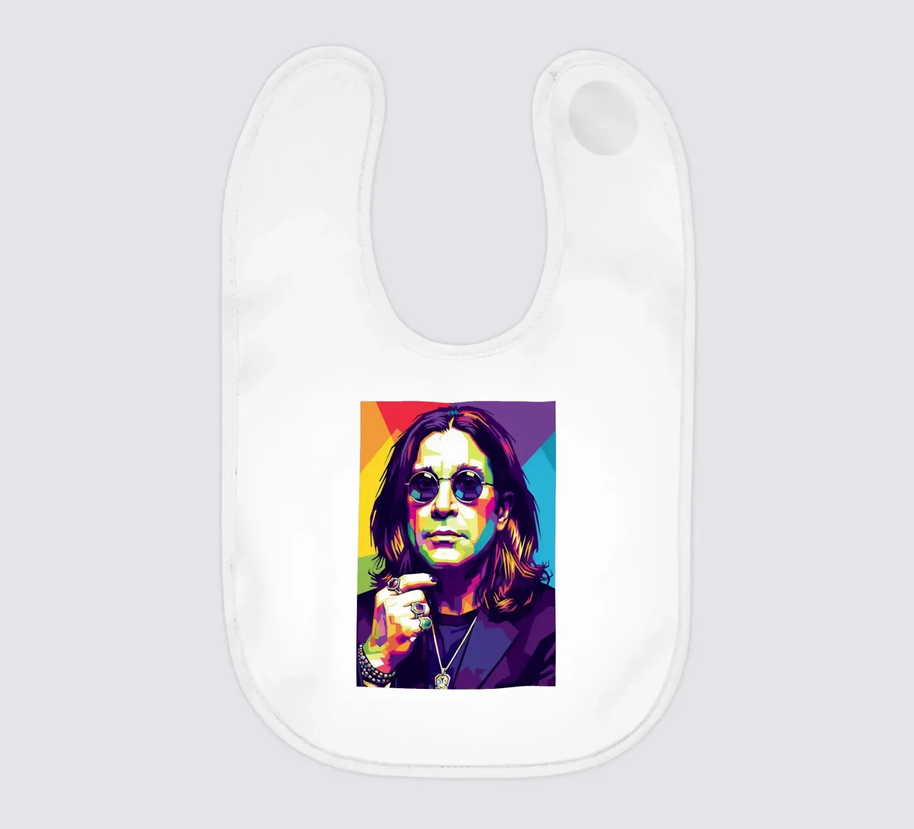 Tribute art - Ozzy Osbourne (2) bavaglino da Hantamrata