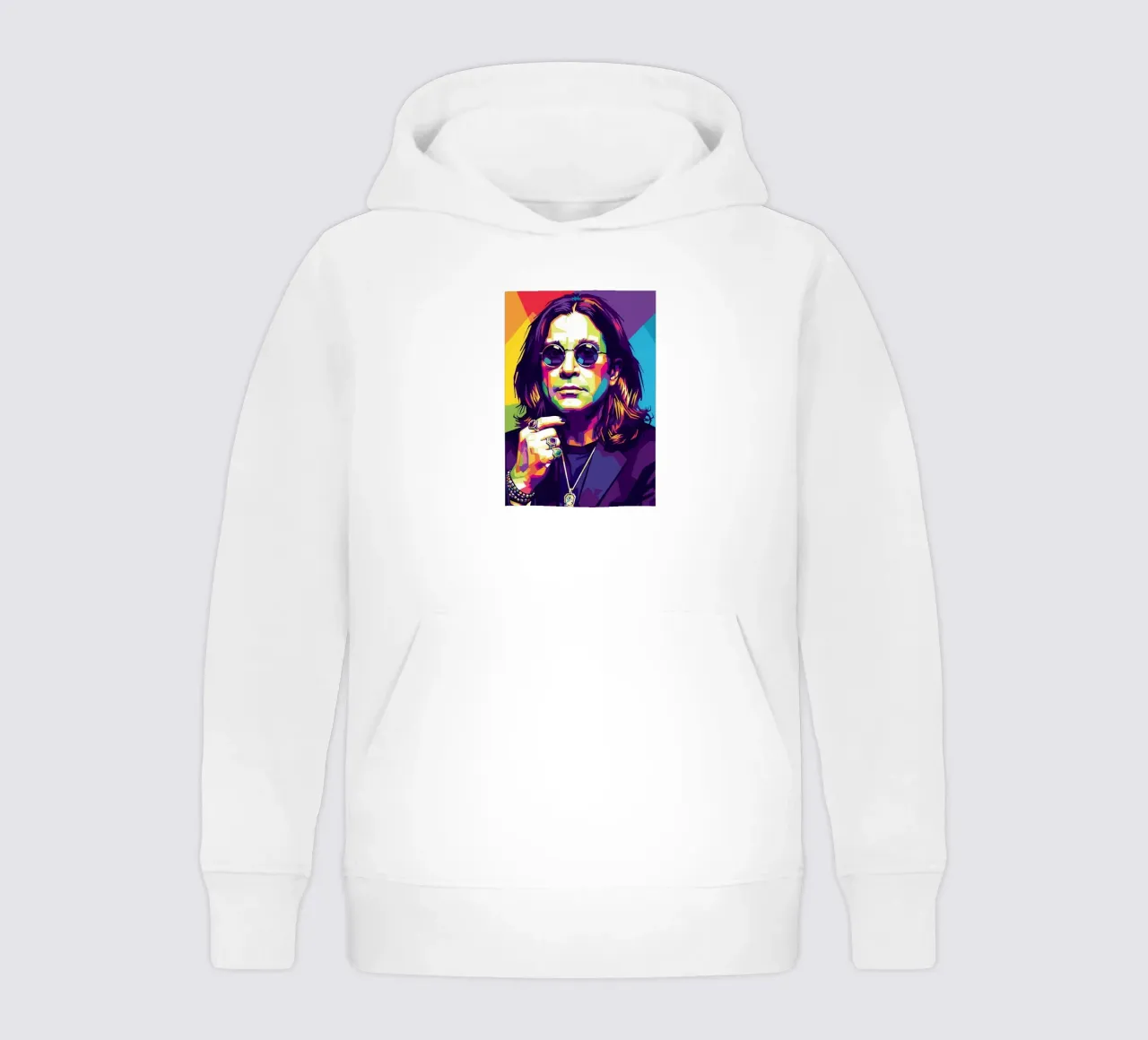 Tribute art - Ozzy Osbourne (2) felpa bambino con cappuccio da Hantamrata