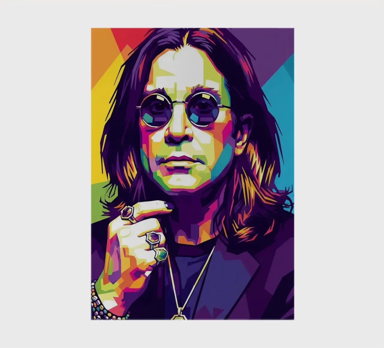 Tribute art - Ozzy Osbourne (2) notebook by Hantamrata