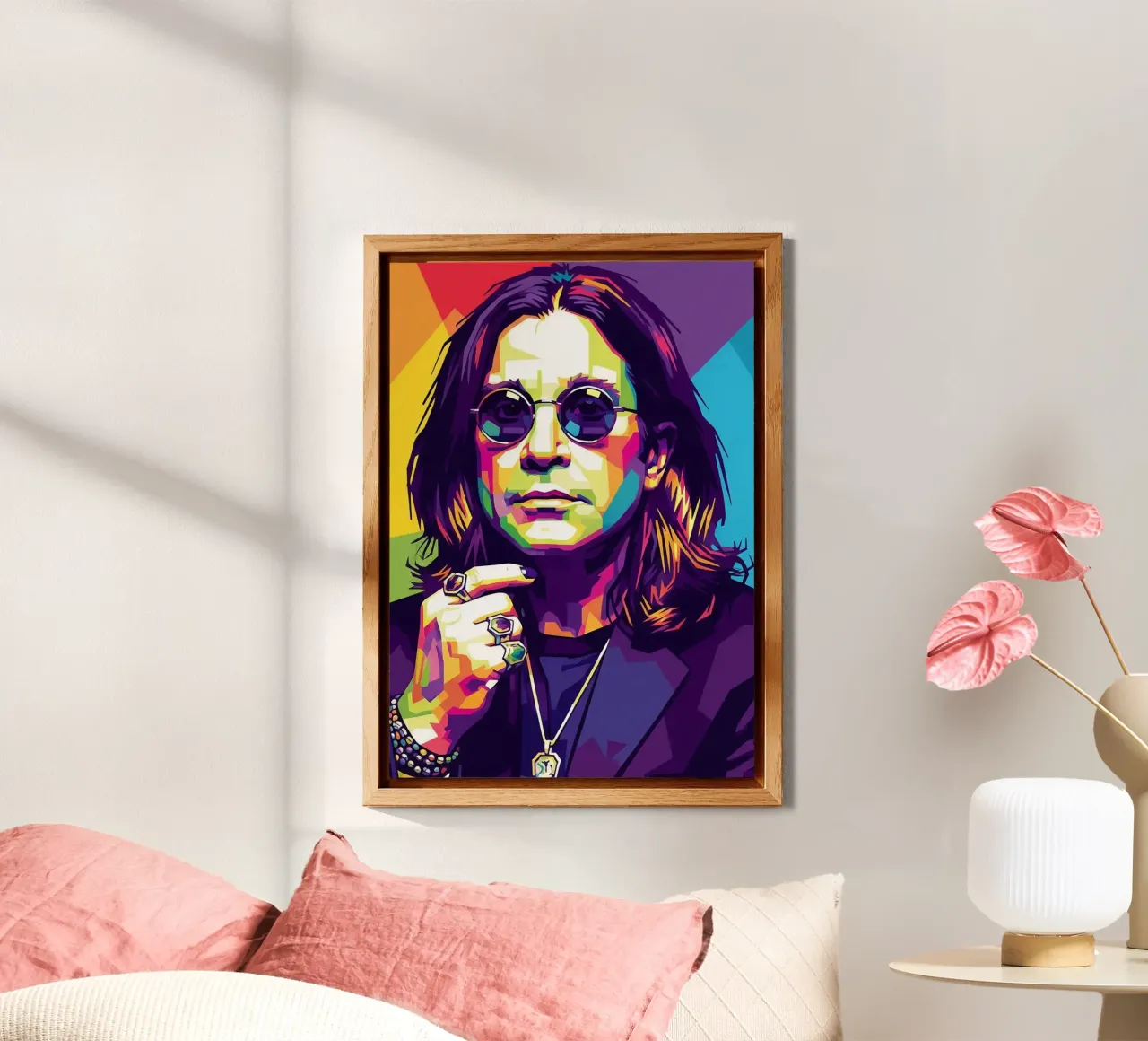 Tribute art - Ozzy Osbourne (2) alluminio dibond da Hantamrata