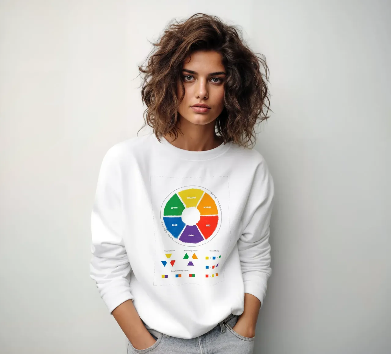 Color Theory Wheel felpa da Attaboy Dsgn