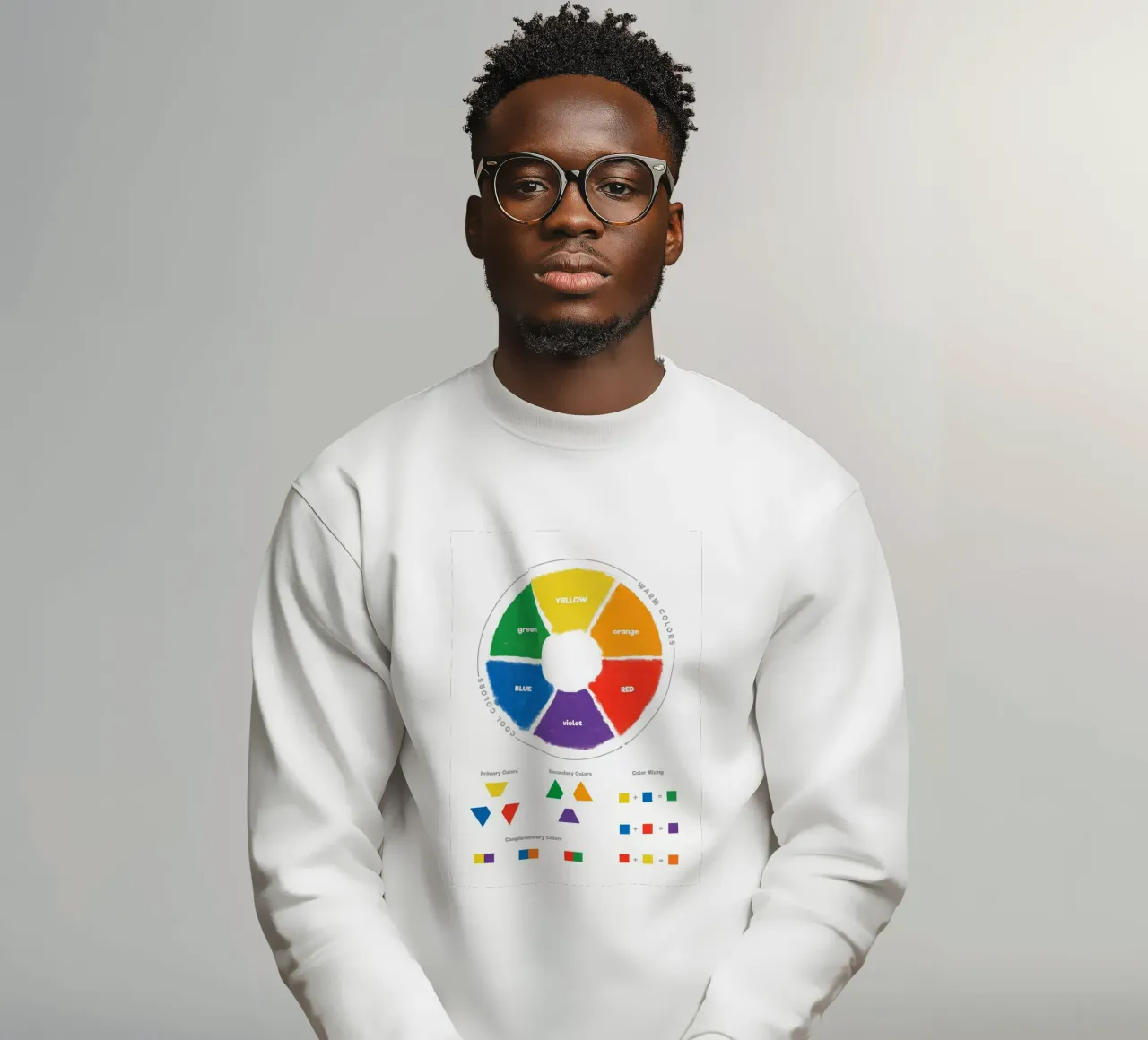 Color Theory Wheel felpa da Attaboy Dsgn