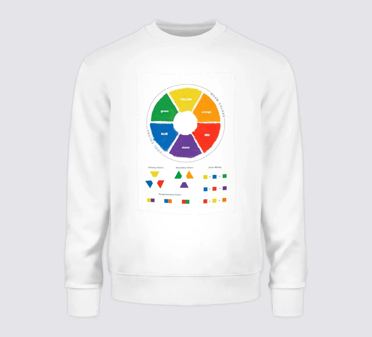 Color Theory Wheel felpa da Attaboy Dsgn