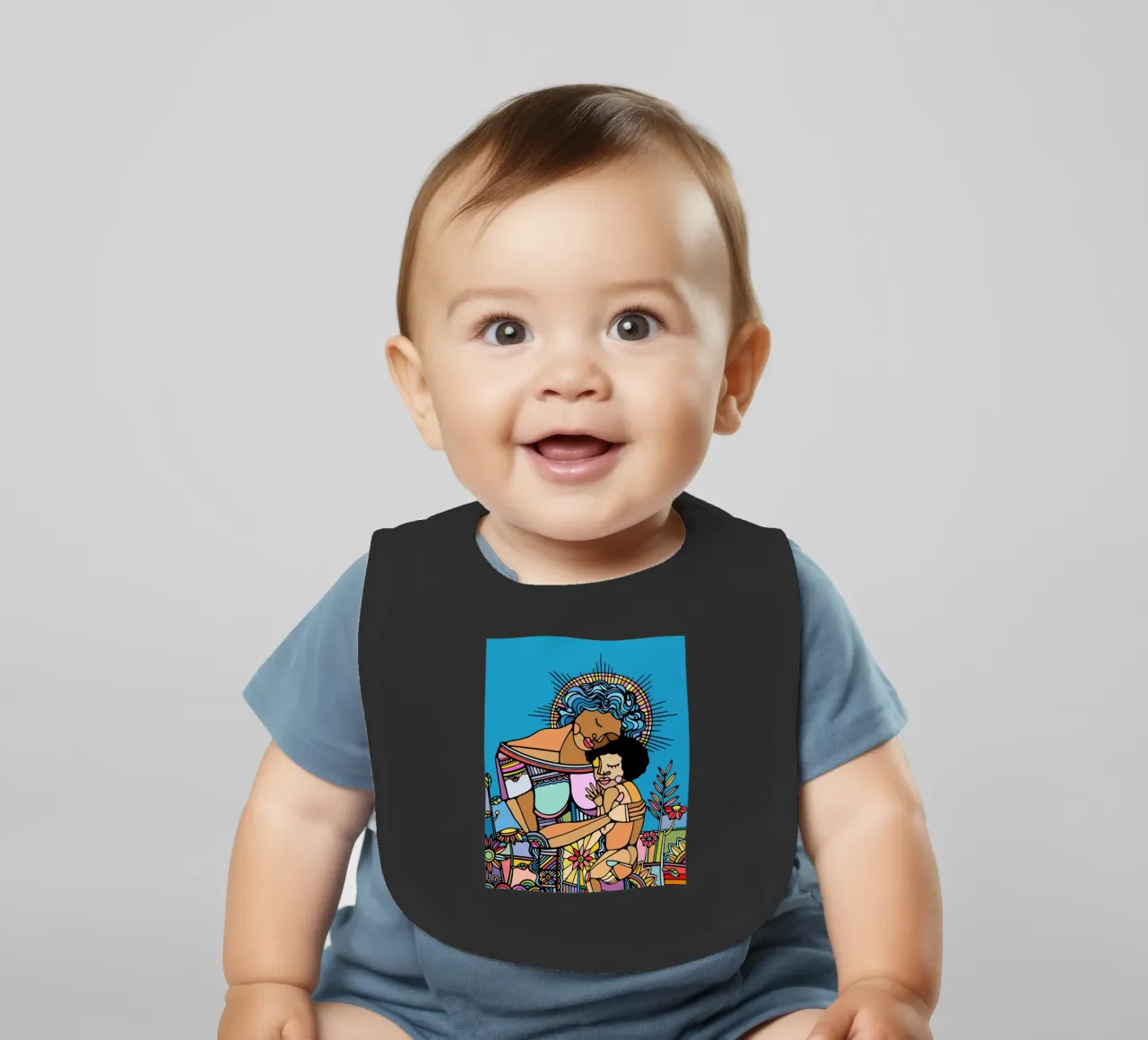 Madre e figlio bavaglino da Ninhol