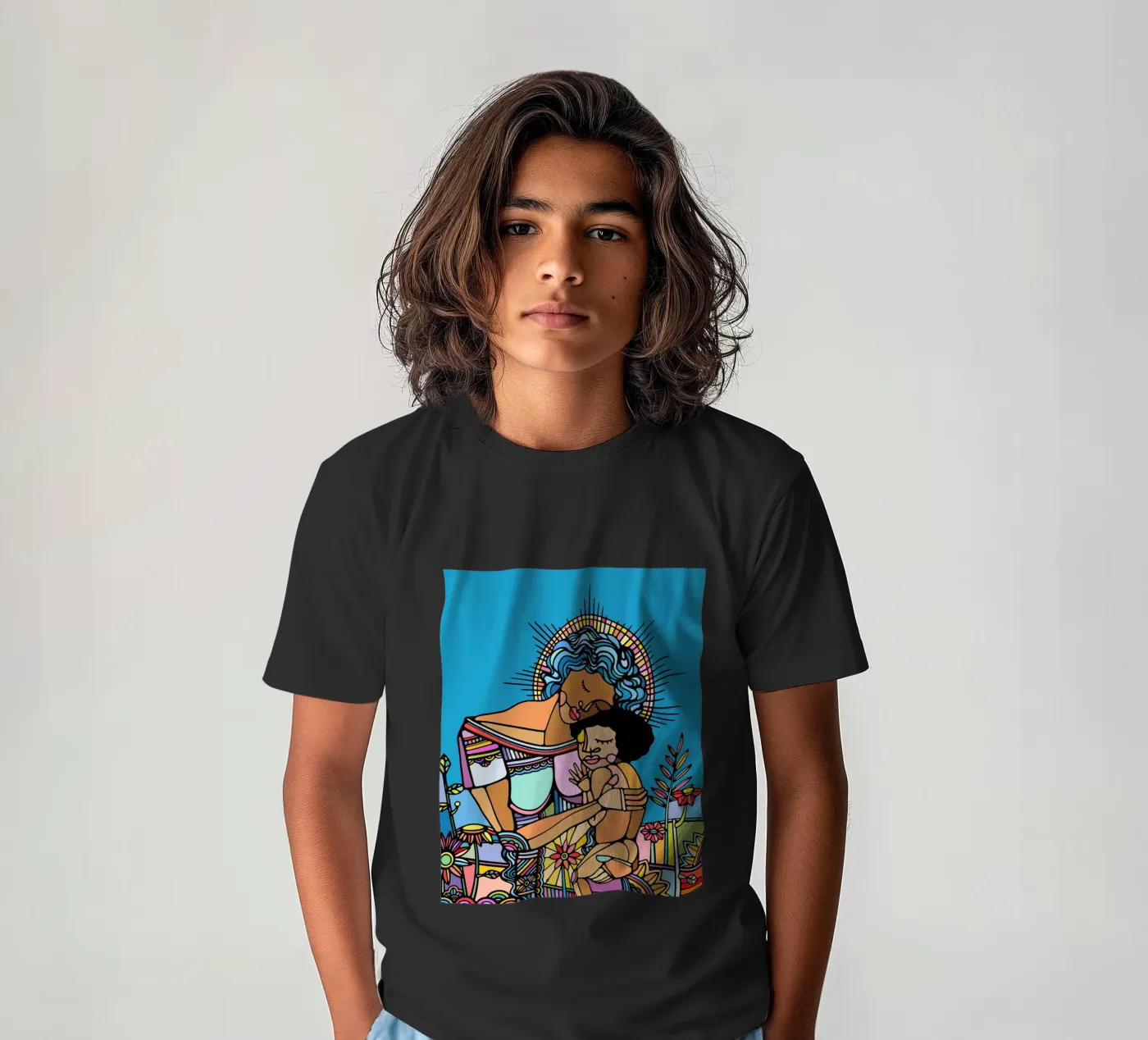 Madre e figlio t-shirt bambini da Ninhol