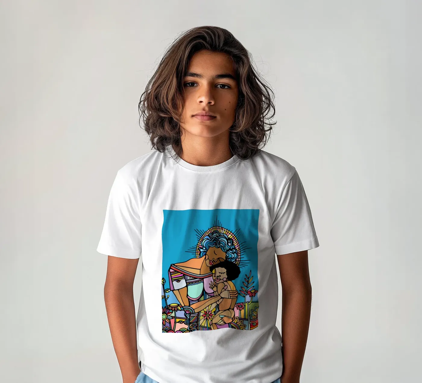Madre e figlio t-shirt bambini da Ninhol