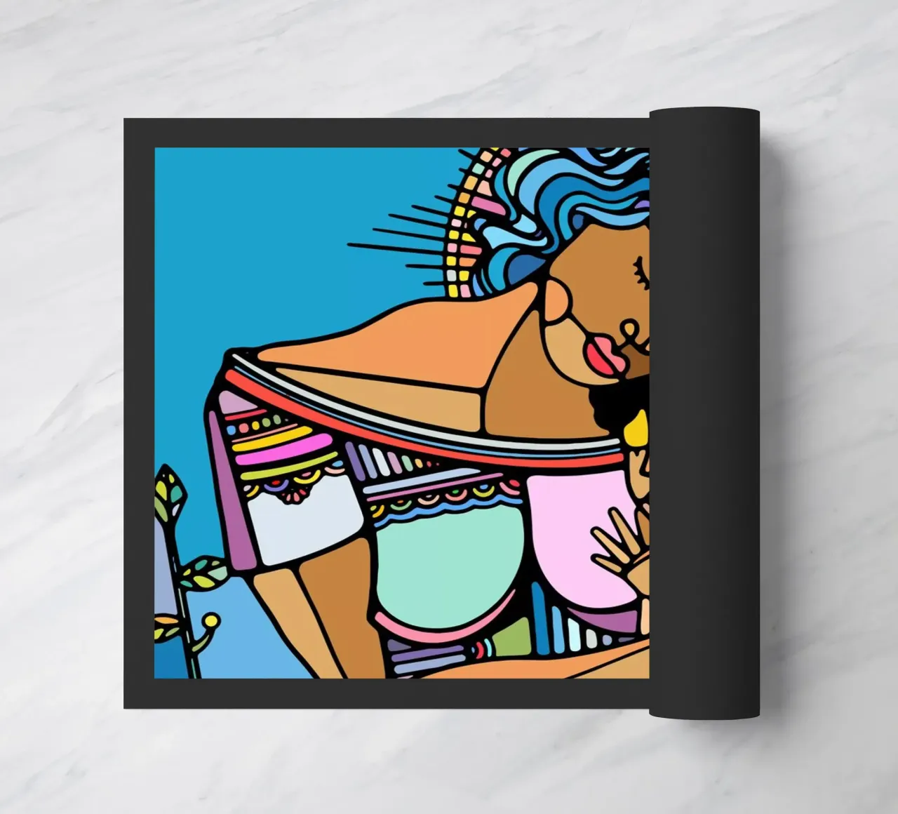 Madre e figlio zerbino da Ninhol