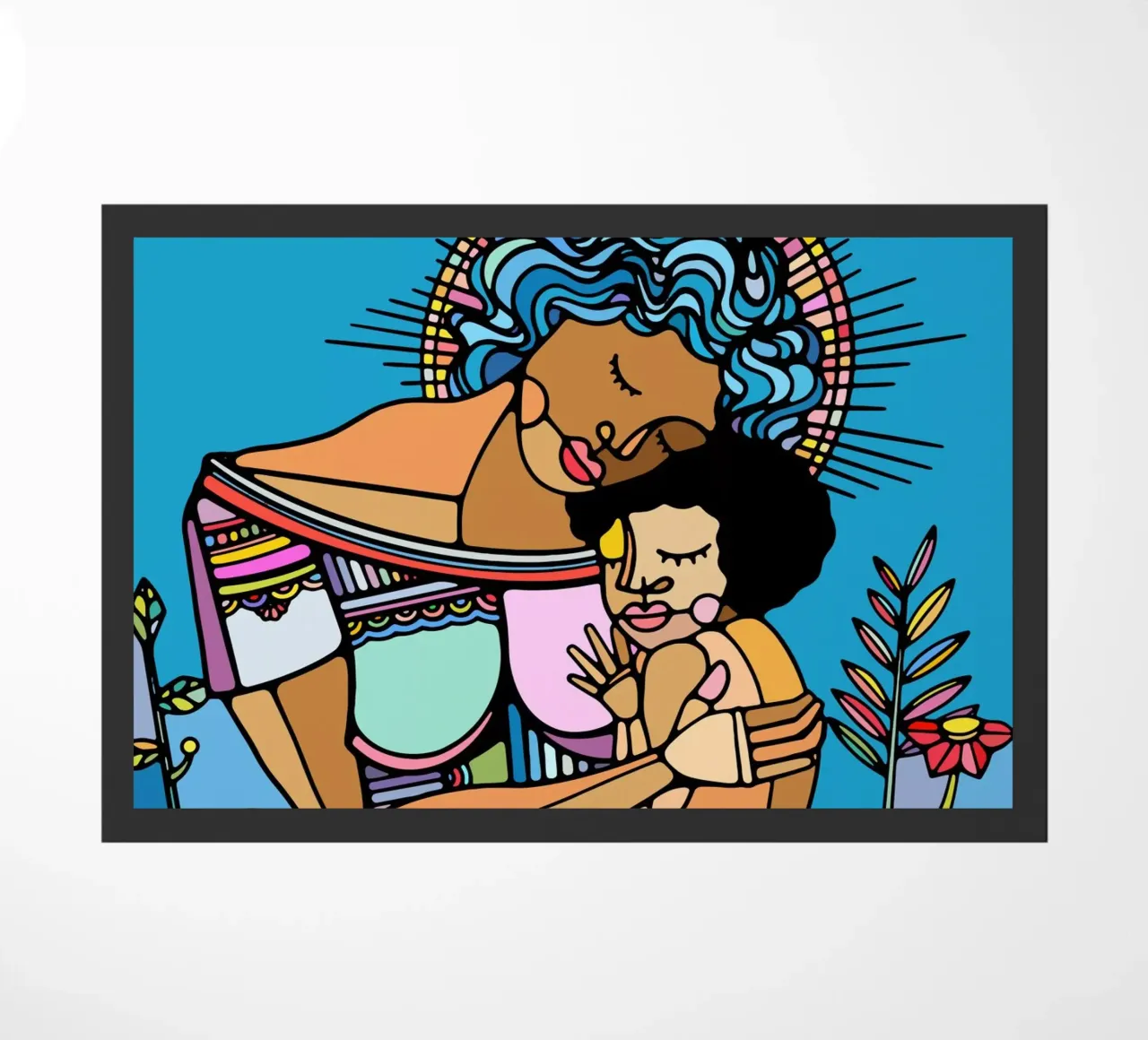 Madre e figlio zerbino da Ninhol