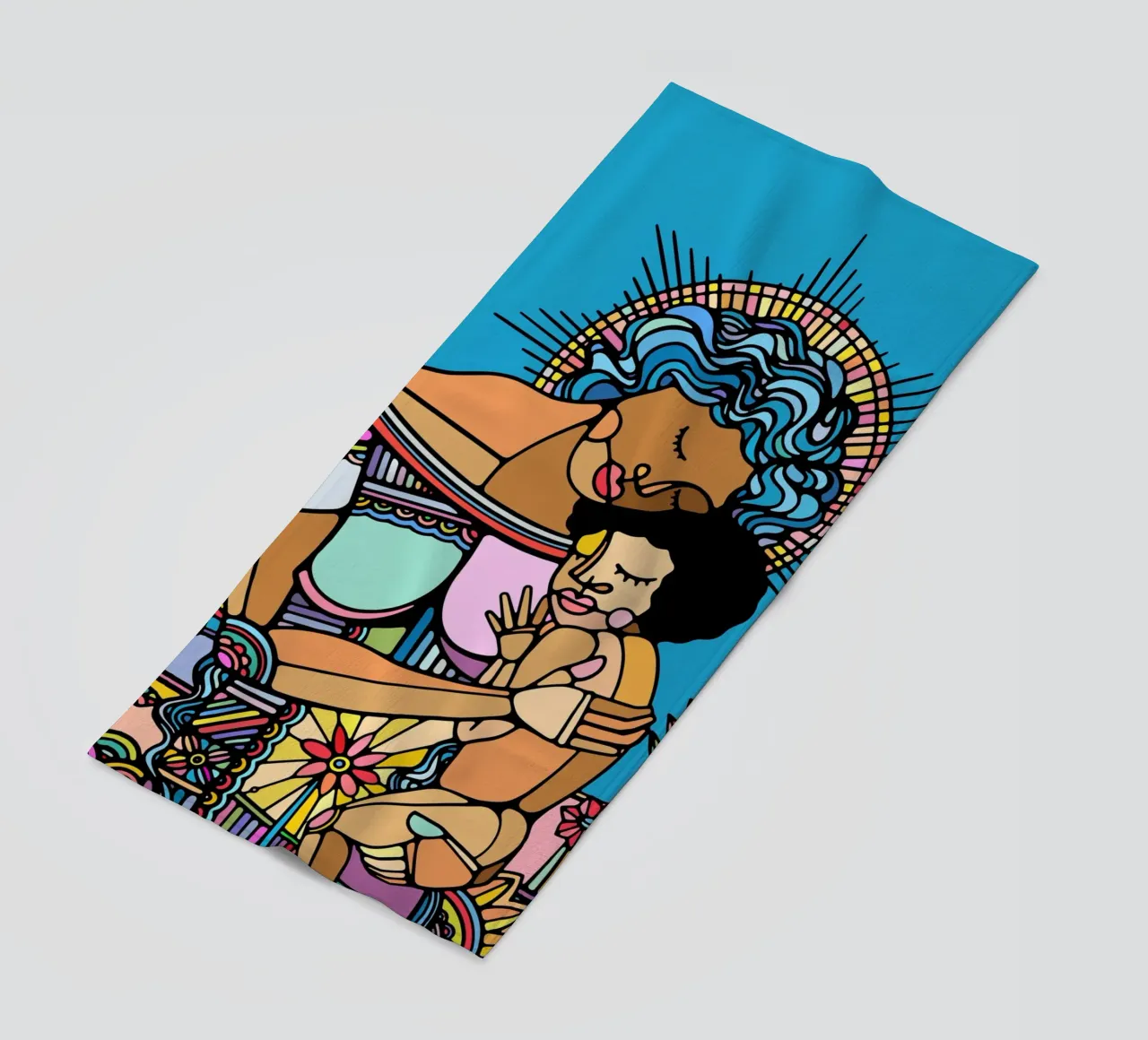 Madre e figlio telo mare da Ninhol