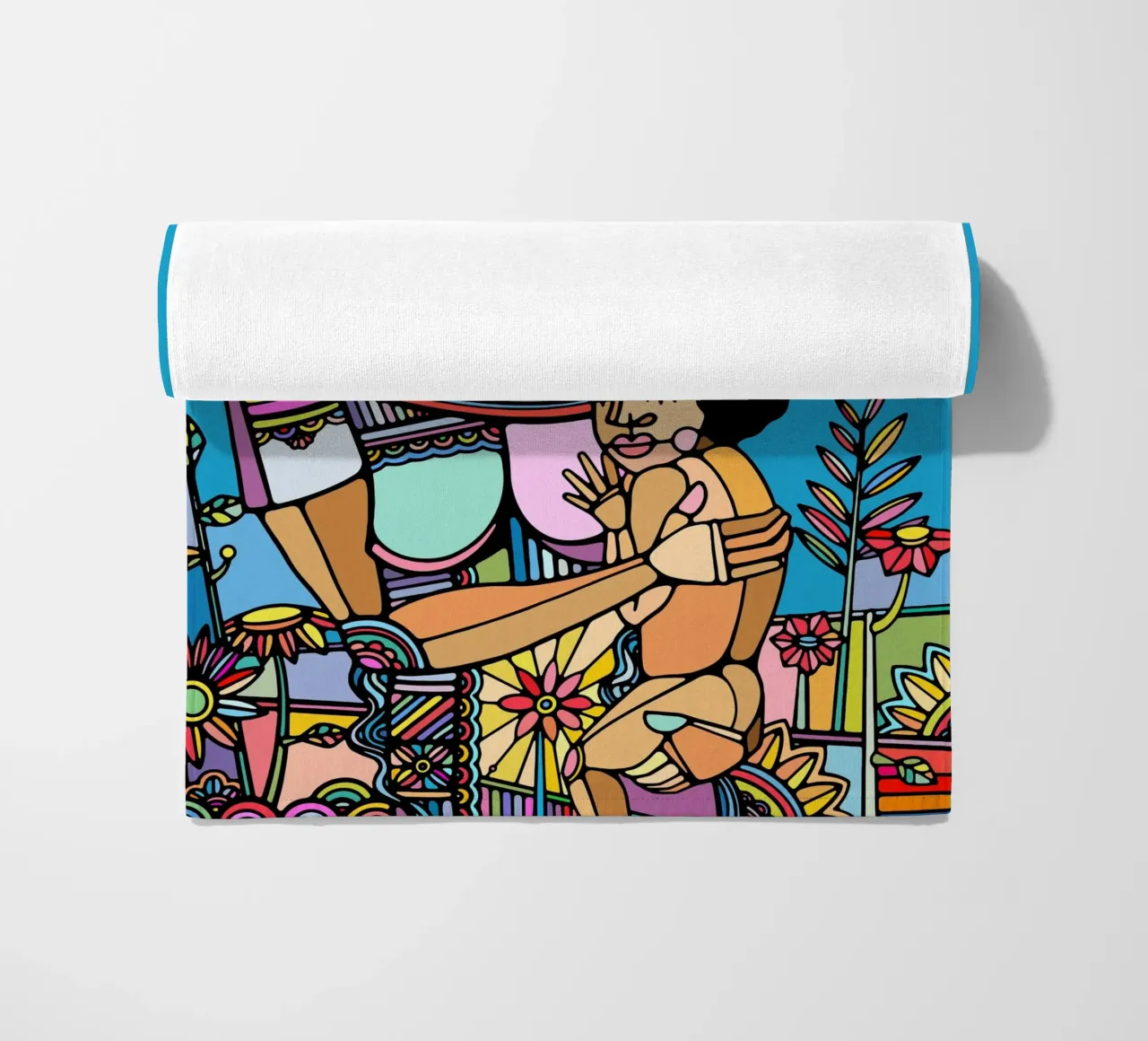 Madre e figlio telo mare da Ninhol