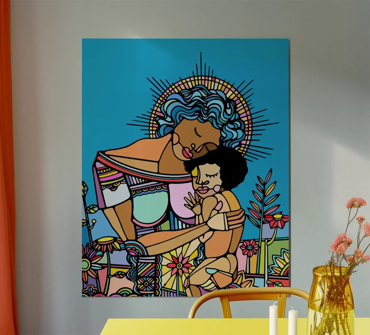 Mère et enfant poster de Ninhol