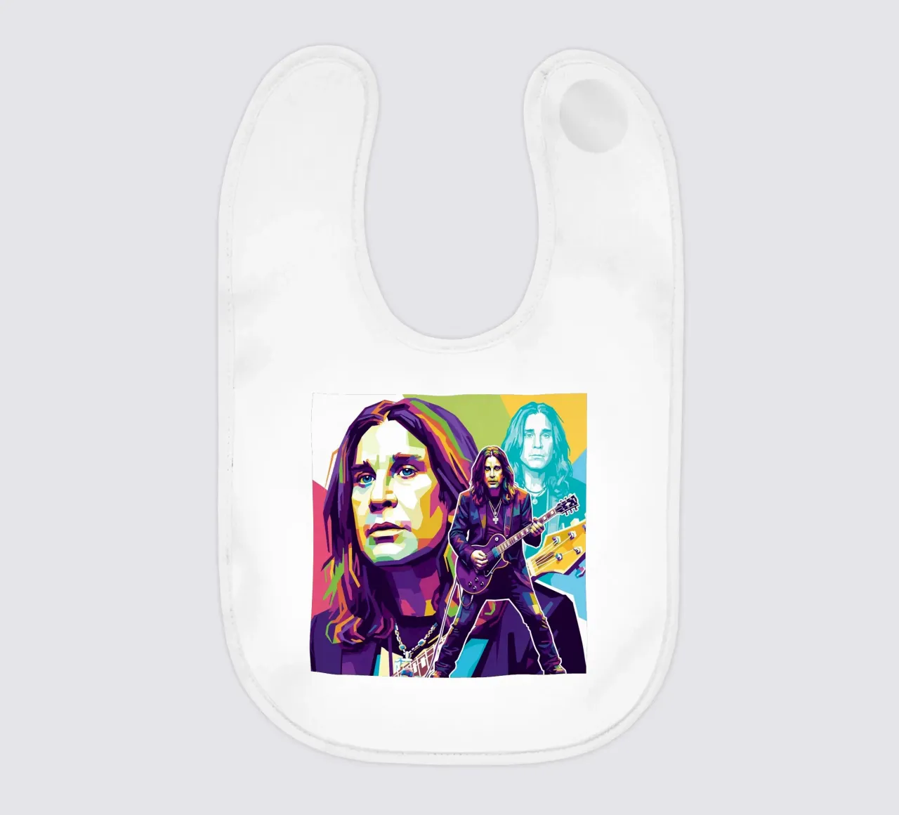 Tribute art - Ozzy Osbourne (3) bavaglino da Hantamrata
