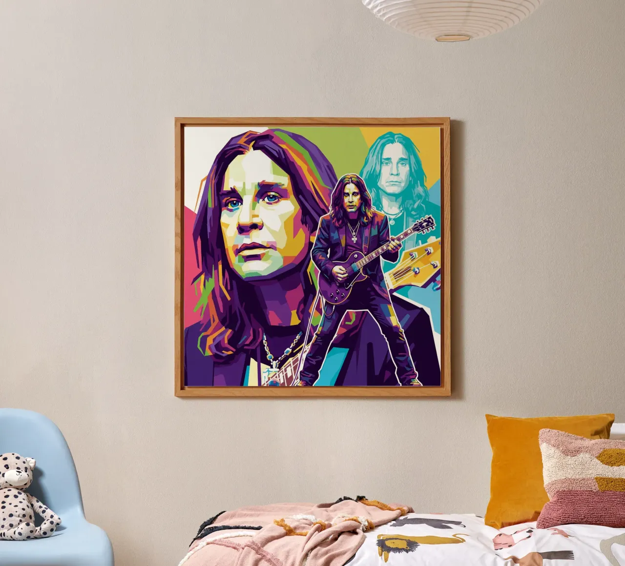 Tribute art - Ozzy Osbourne (3) alluminio dibond da Hantamrata