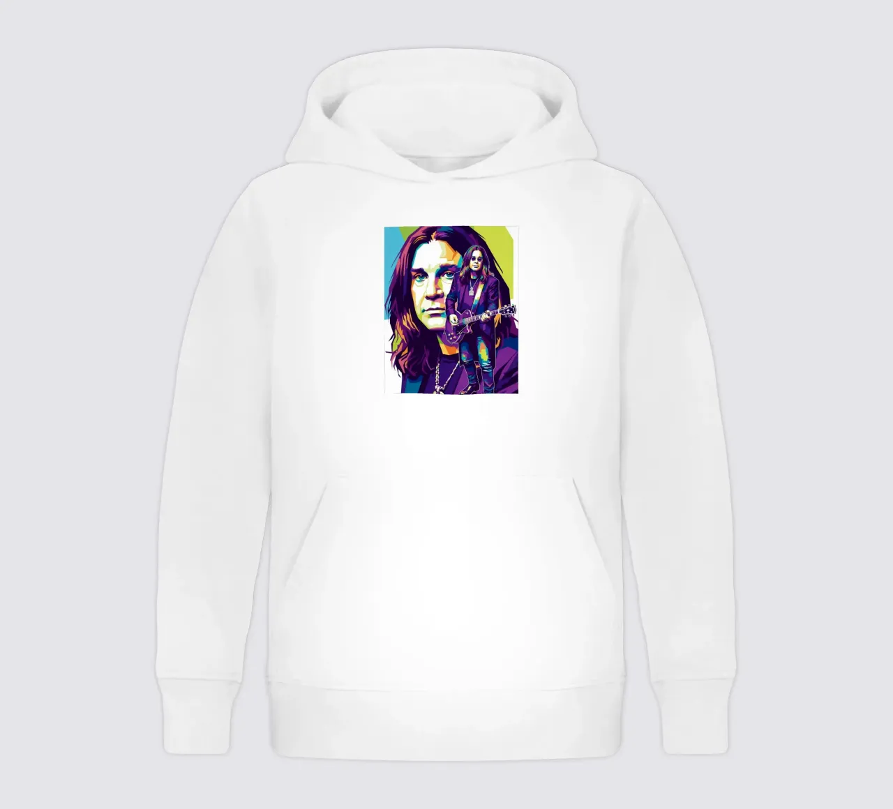 Tribute art - Ozzy Osbourne (4) felpa bambino con cappuccio da Hantamrata
