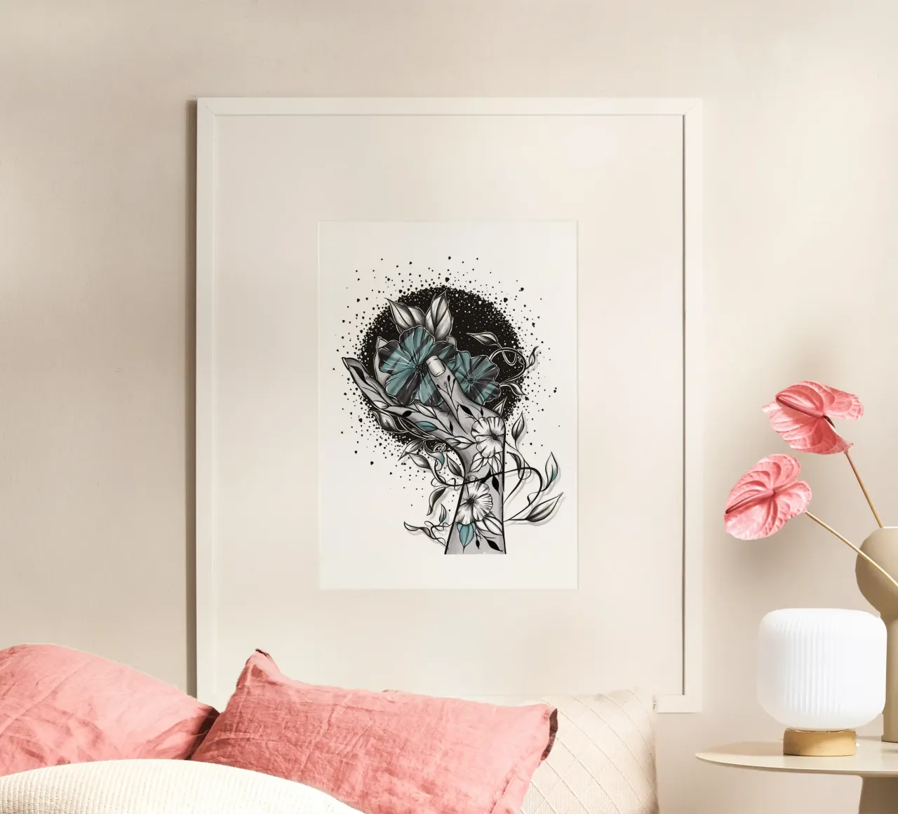 Grow poster con telaio in plastica da Stella-Illustrations