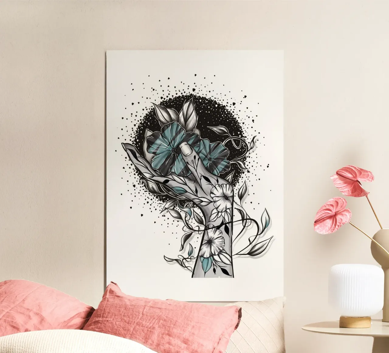 Grow poster con telaio in plastica da Stella-Illustrations