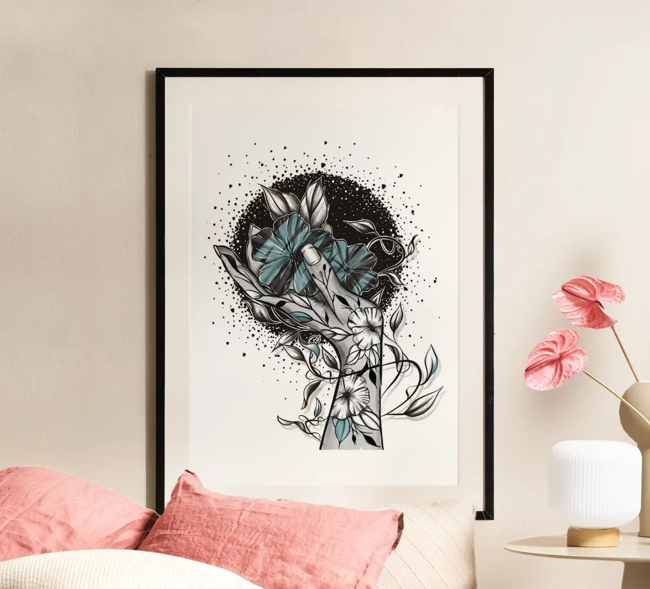 Grow poster con telaio in plastica da Stella-Illustrations
