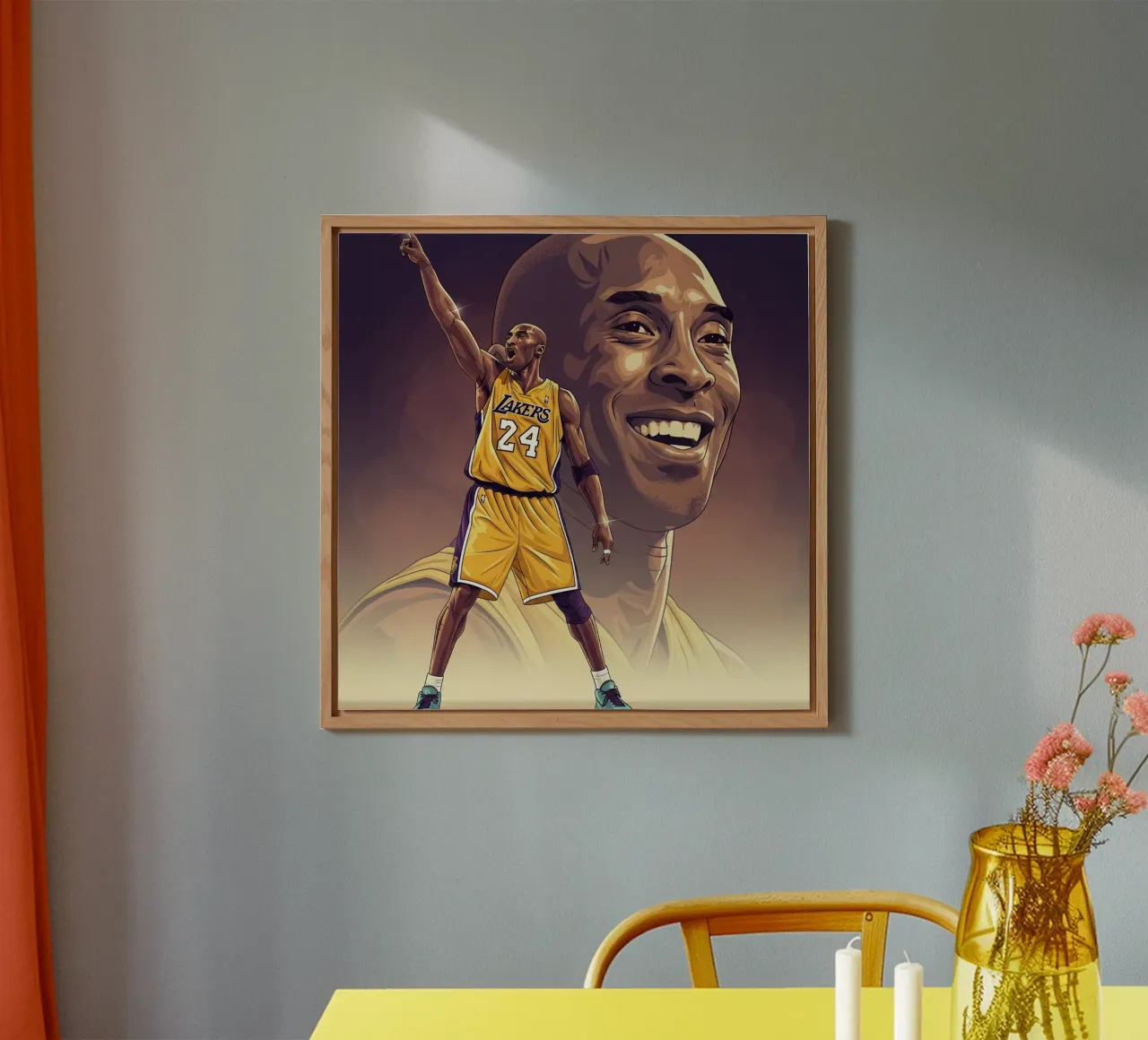 Basketball icon - Kobe Bryant Forex-Platte von Lembayung art