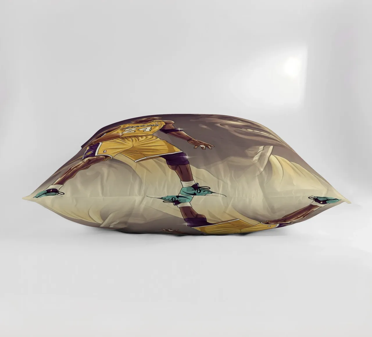Kobe Bryant smile cuscino da Lembayung art