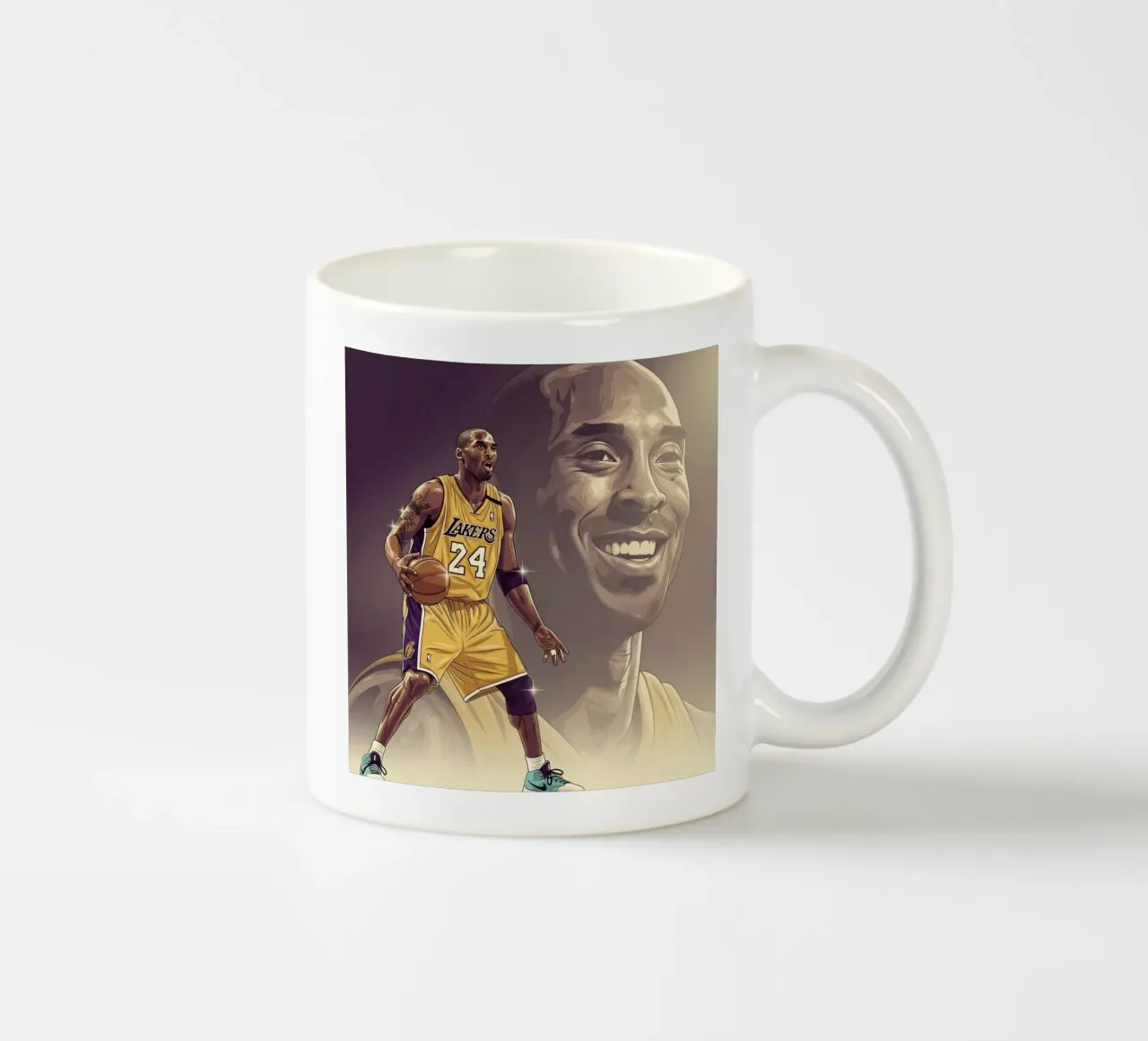 Kobe Bryant smile tazza in ceramica da Lembayung art