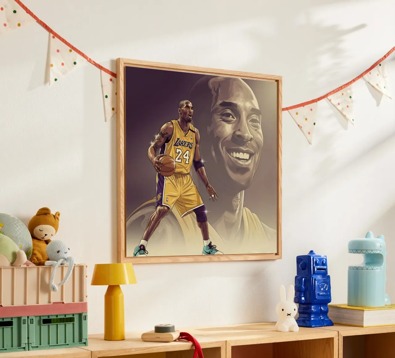 Kobe Bryant smile plexiglass da Lembayung art