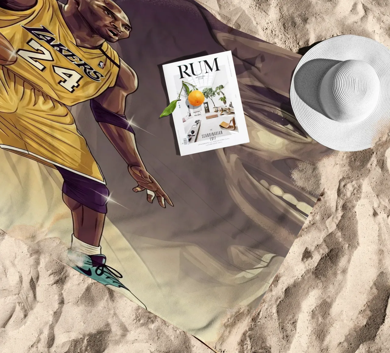 Kobe Bryant smile telo mare da Lembayung art