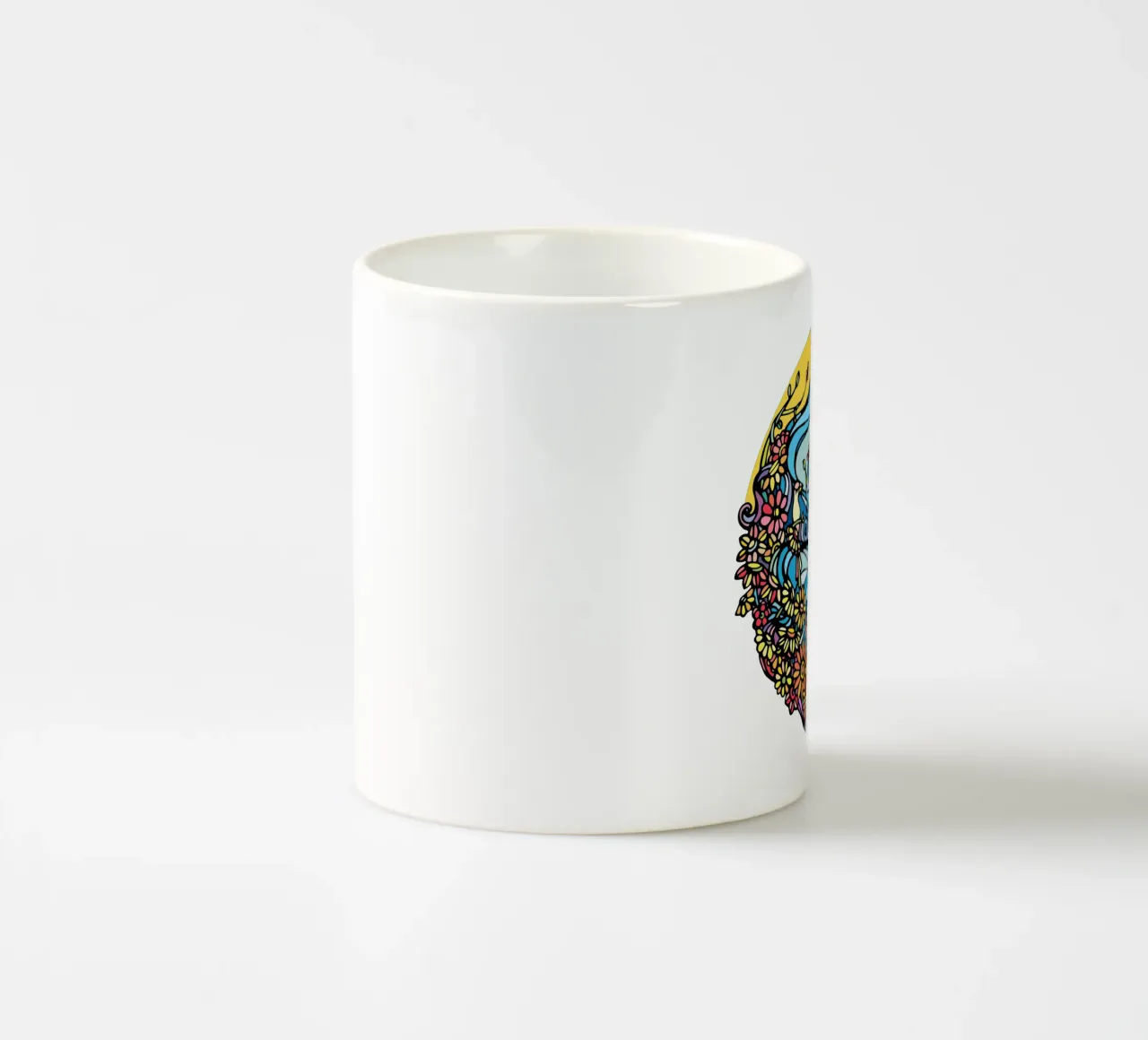 Giocare con gli uccelli tazza in ceramica da Ninhol