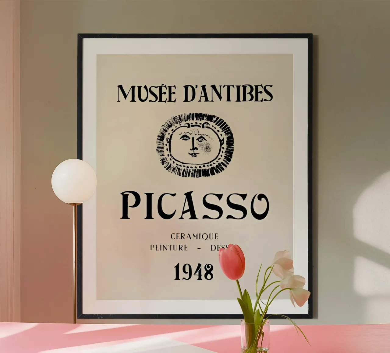 Poster del Museo di Picasso Antibes 1948 - Stampa d'epoca poster da homdeco