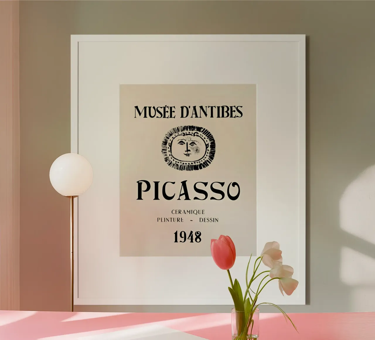 Poster del Museo di Picasso Antibes 1948 - Stampa d'epoca poster da homdeco