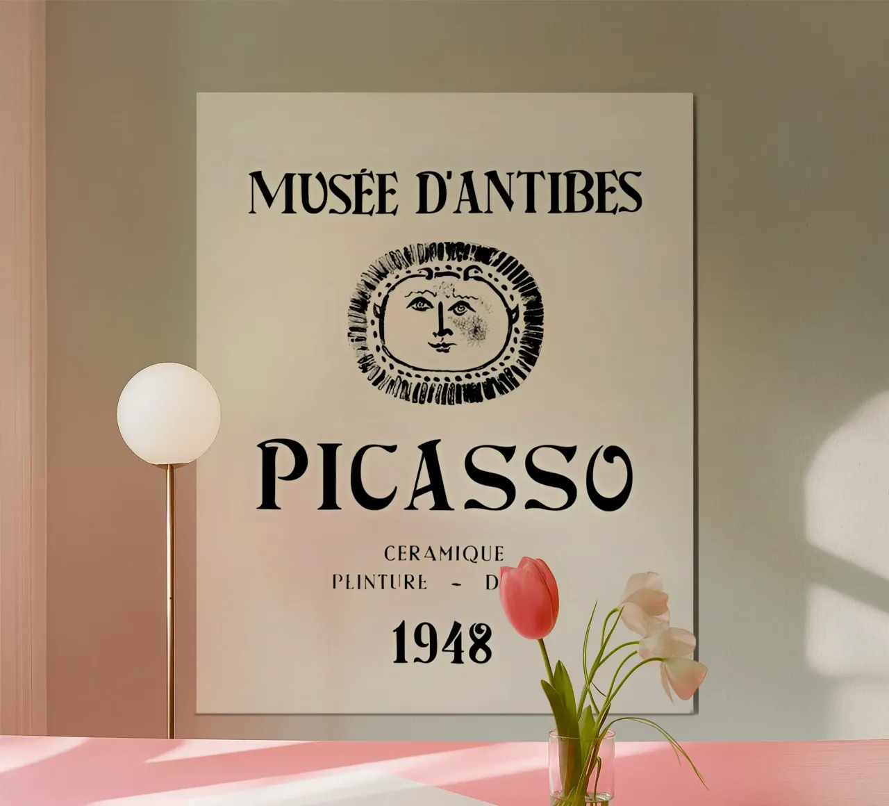 Poster del Museo di Picasso Antibes 1948 - Stampa d'epoca poster da homdeco
