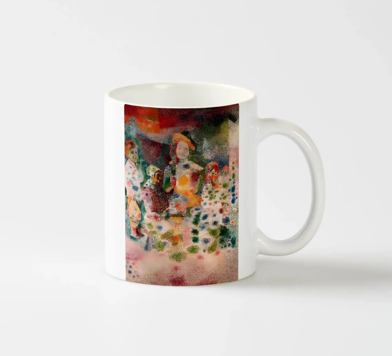 Ritratto di bambino ispirato a Picasso - Espressionista astratto Pri tazza in ceramica da homdeco