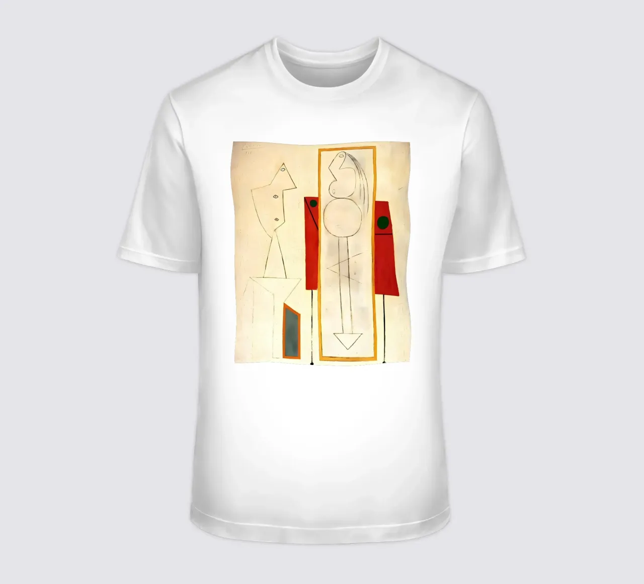 Forme surreali ispirate a Picasso - Arte astratta minimalista Pri t-shirt da homdeco