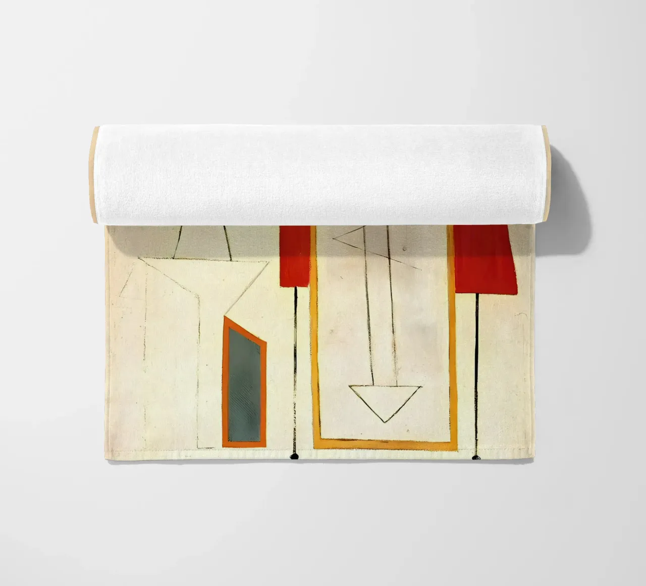 Forme surreali ispirate a Picasso - Arte astratta minimalista Pri telo mare da homdeco