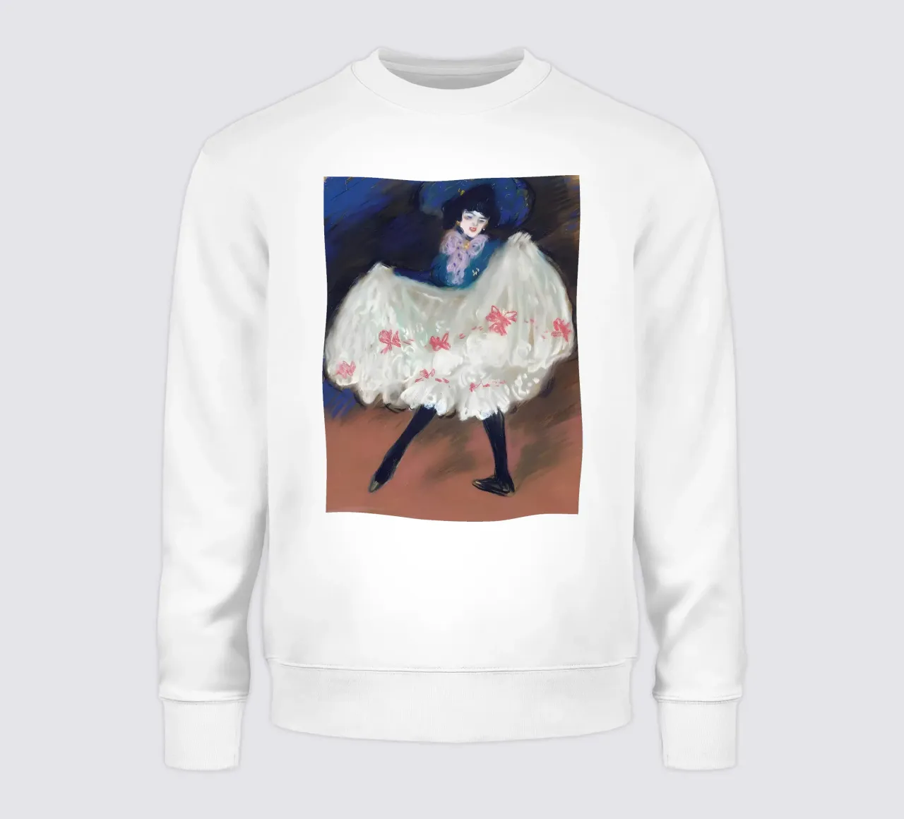 Ballerina di can-can ispirata a Picasso - Belle Époque Vibe felpa da homdeco