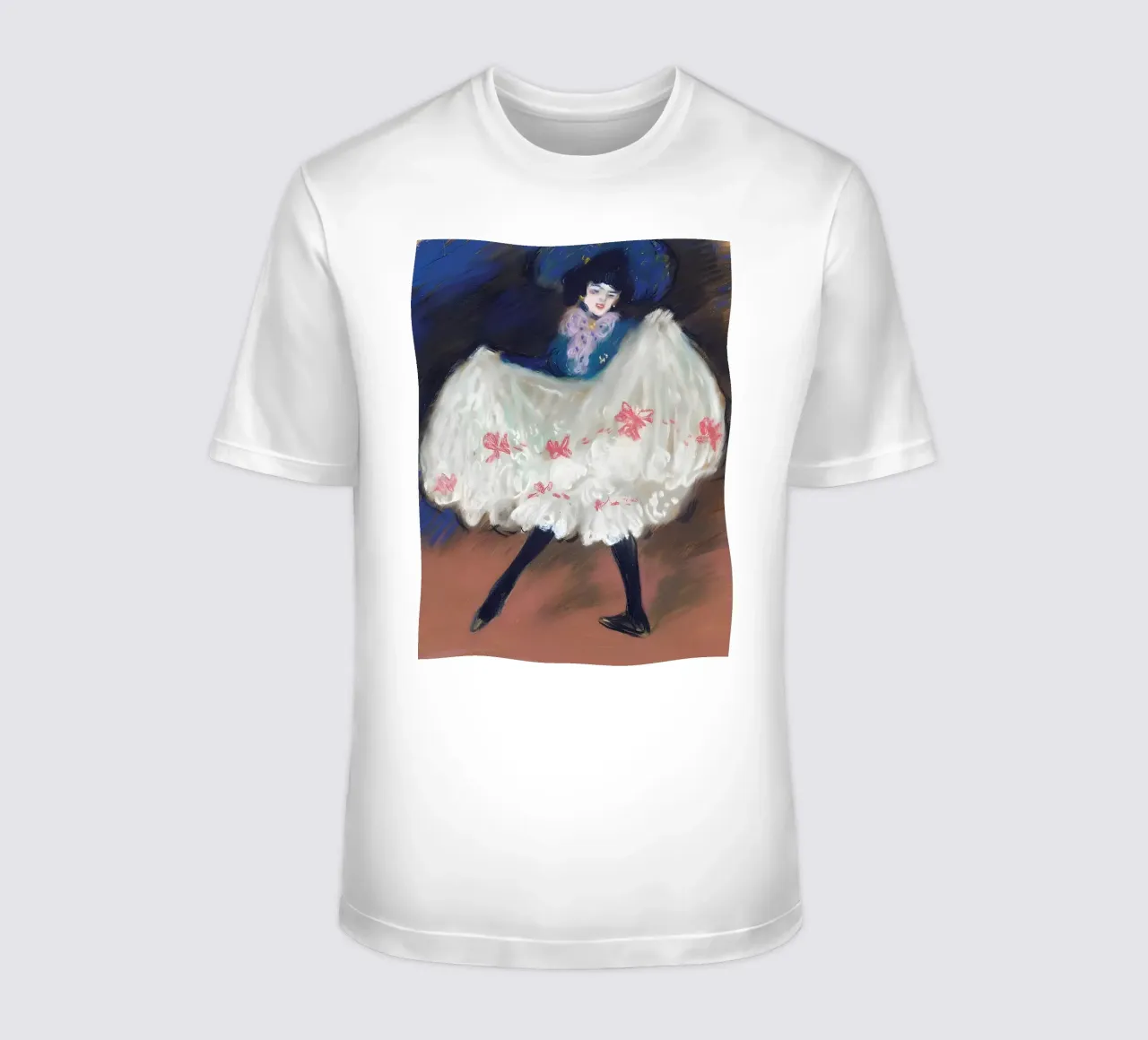 Ballerina di can-can ispirata a Picasso - Belle Époque Vibe t-shirt da homdeco