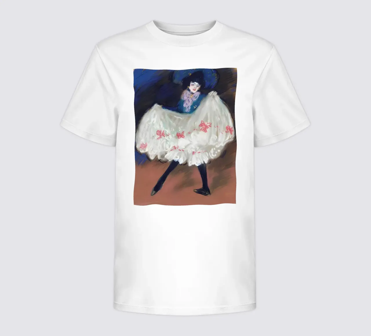 Ballerina di can-can ispirata a Picasso - Belle Époque Vibe t-shirt bambini da homdeco
