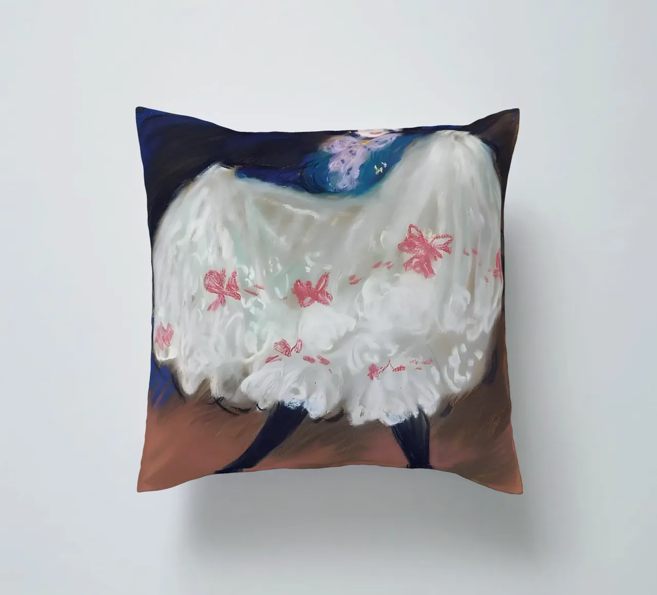 Ballerina di can-can ispirata a Picasso - Belle Époque Vibe cuscino da homdeco