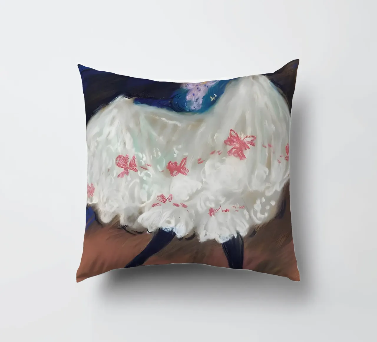 Ballerina di can-can ispirata a Picasso - Belle Époque Vibe cuscino da homdeco