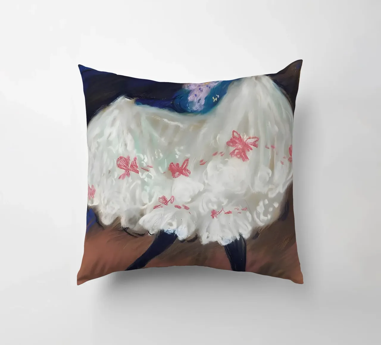 Ballerina di can-can ispirata a Picasso - Belle Époque Vibe cuscino da homdeco