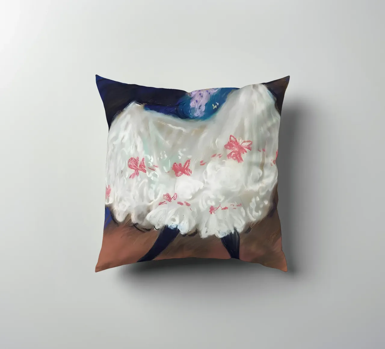 Ballerina di can-can ispirata a Picasso - Belle Époque Vibe cuscino da homdeco