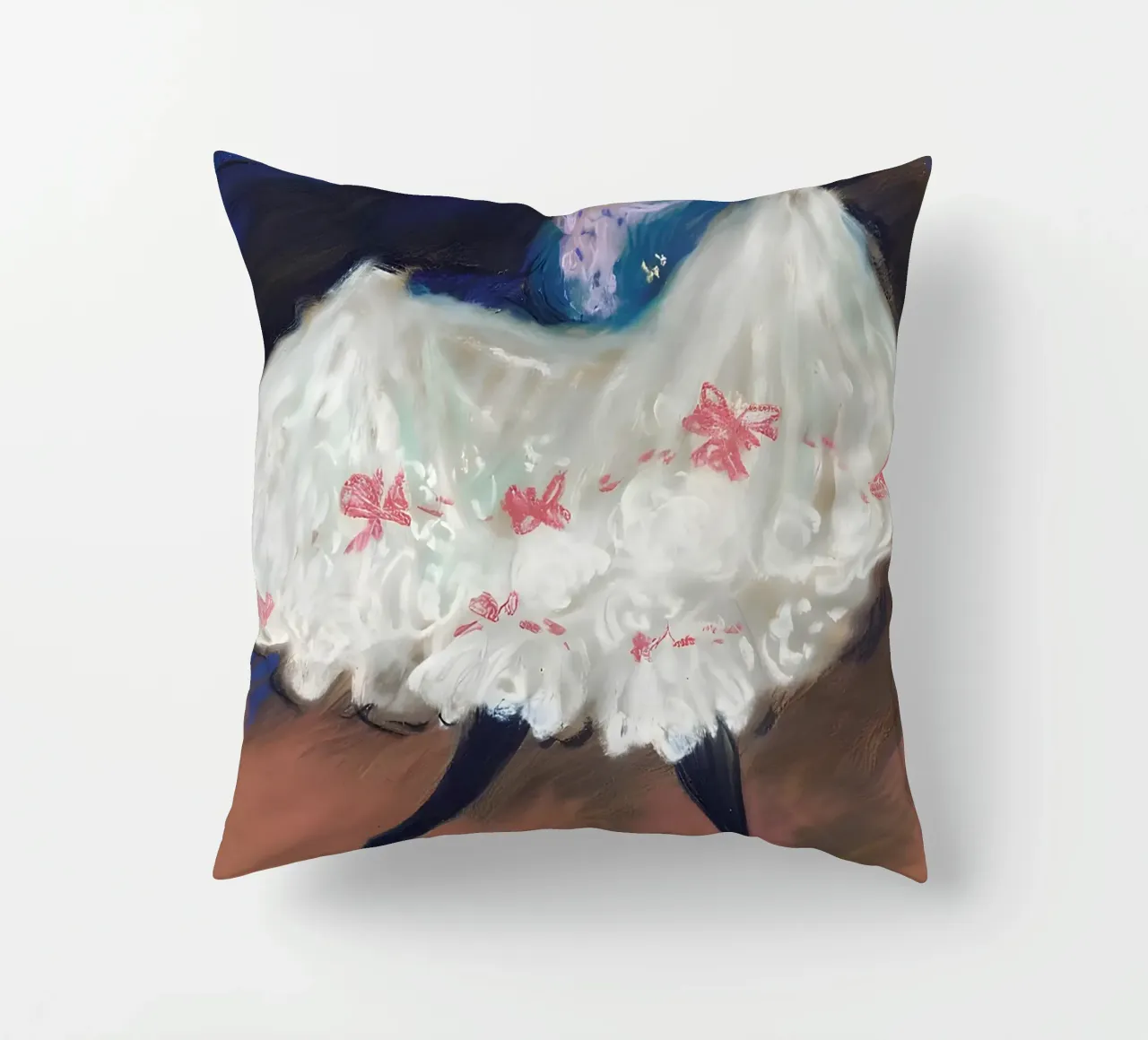 Ballerina di can-can ispirata a Picasso - Belle Époque Vibe cuscino da homdeco